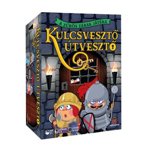 Kulcsvesztő útvesztő társasjáték